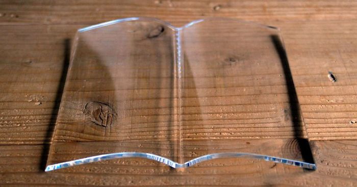 Transparent Book Weight Holds Your Book Open While You Read