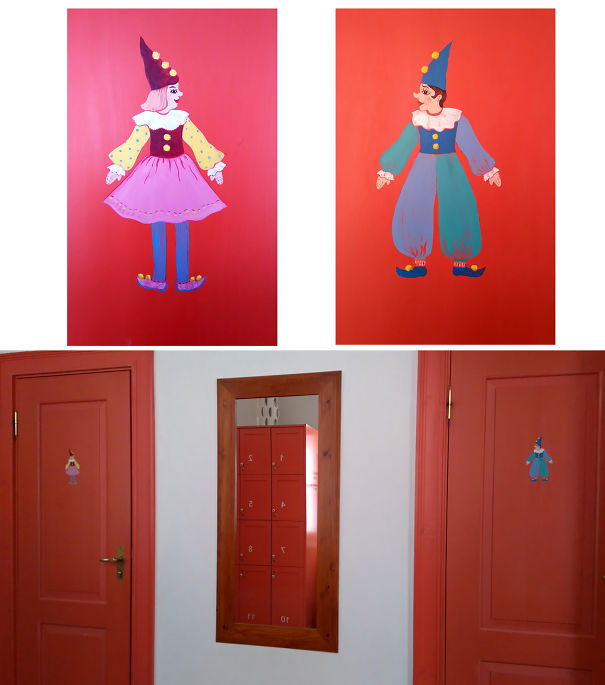 Cute Creatures On The Doors In Tartu Toy Museum