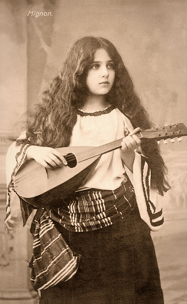 Gypsy Girl With Mandolin
