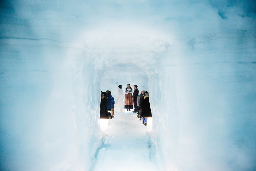 'I Do' Inside A Glacier In Iceland 'I Do' Inside A Glacier In Iceland