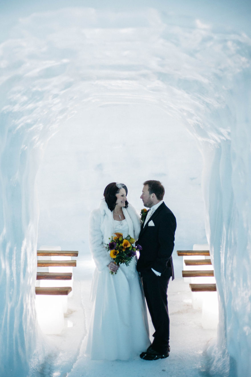 'I Do' Inside A Glacier In Iceland 'I Do' Inside A Glacier In Iceland