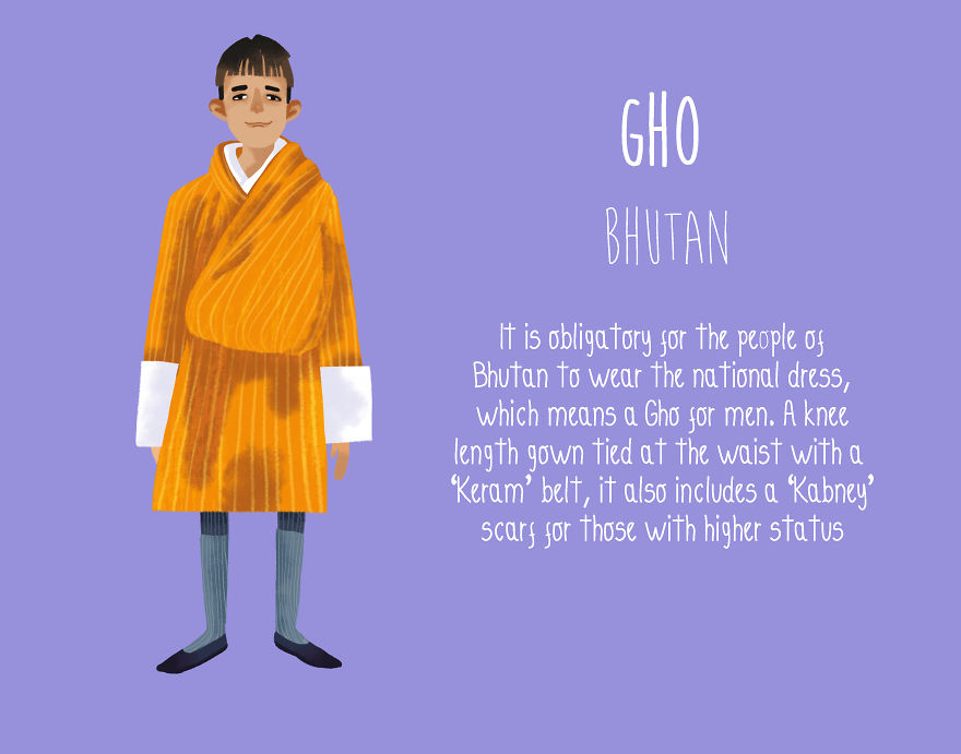 We Sketched 15 Unusual Fashion Traditions From Around The Globe We Sketched 15 Unusual Fashion Traditions From Around The Globe
