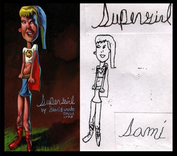 What Children’s Drawings Would Look Like If They Were Painted Realistically What Children’s Drawings Would Look Like If They Were Painted Realistically