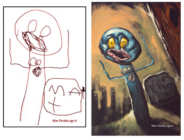 What Children’s Drawings Would Look Like If They Were Painted Realistically What Children’s Drawings Would Look Like If They Were Painted Realistically