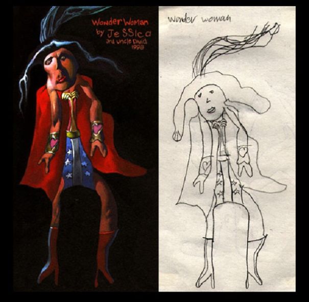 What Children’s Drawings Would Look Like If They Were Painted Realistically What Children’s Drawings Would Look Like If They Were Painted Realistically