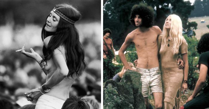 Girls From Woodstock 1969 Show The Origin Of Todays Fashion
