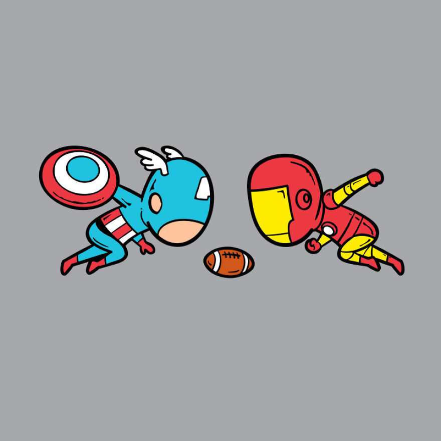 I Made A Parody Series Of Illustrations Of Characters Of Civil War Movie