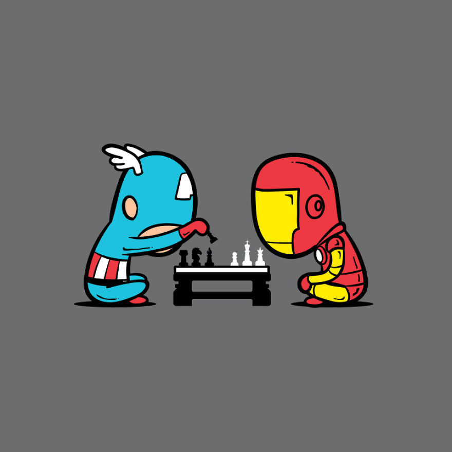 I Made A Parody Series Of Illustrations Of Characters Of Civil War Movie