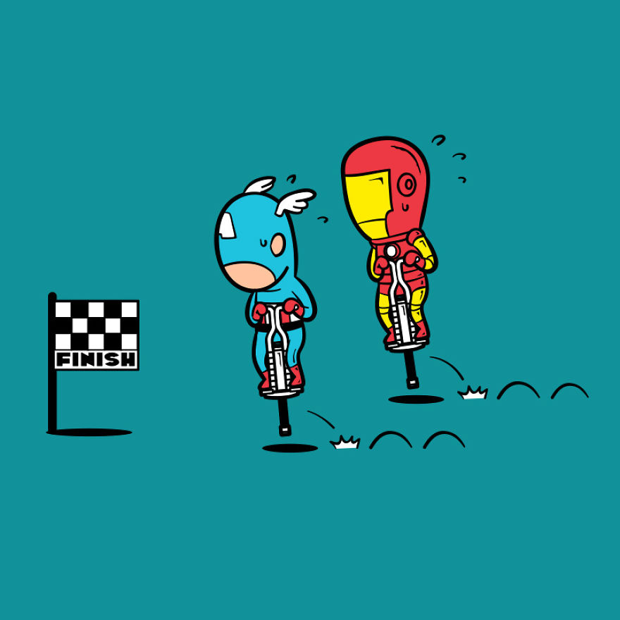 I Made A Parody Series Of Illustrations Of Characters Of Civil War Movie