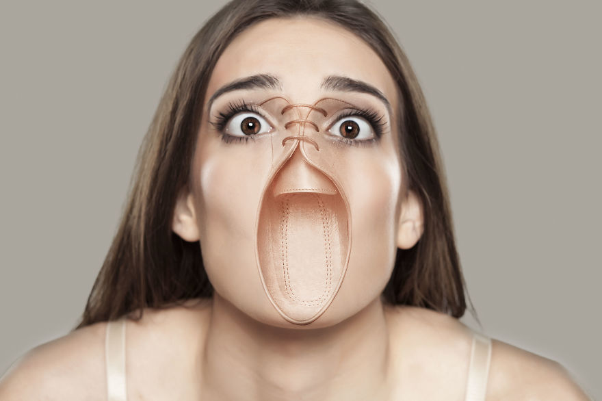 I Merged Faces With Shoes To Create Shoe Emotions