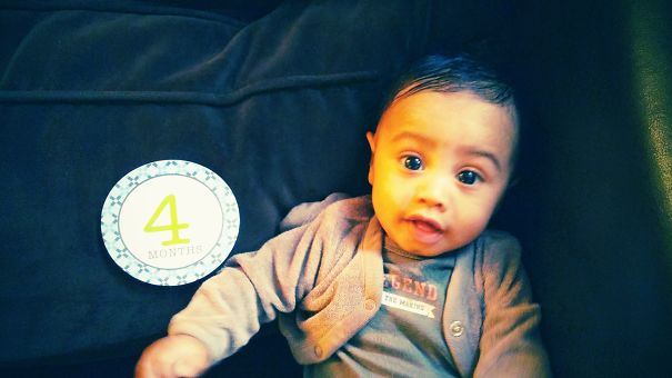 Our Little One With Tons Of Hair.