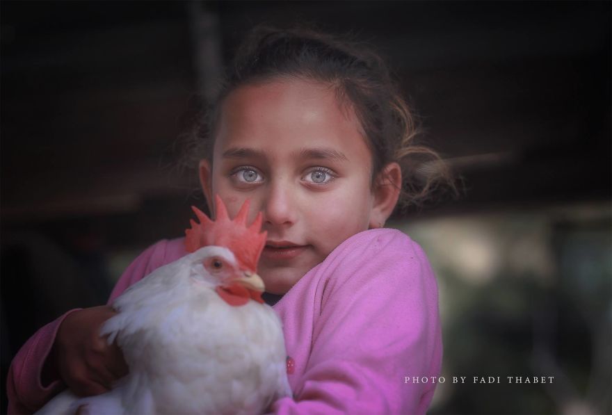 Palestinian Photographer Captured The Colors Of Children's Eyes In Gaza