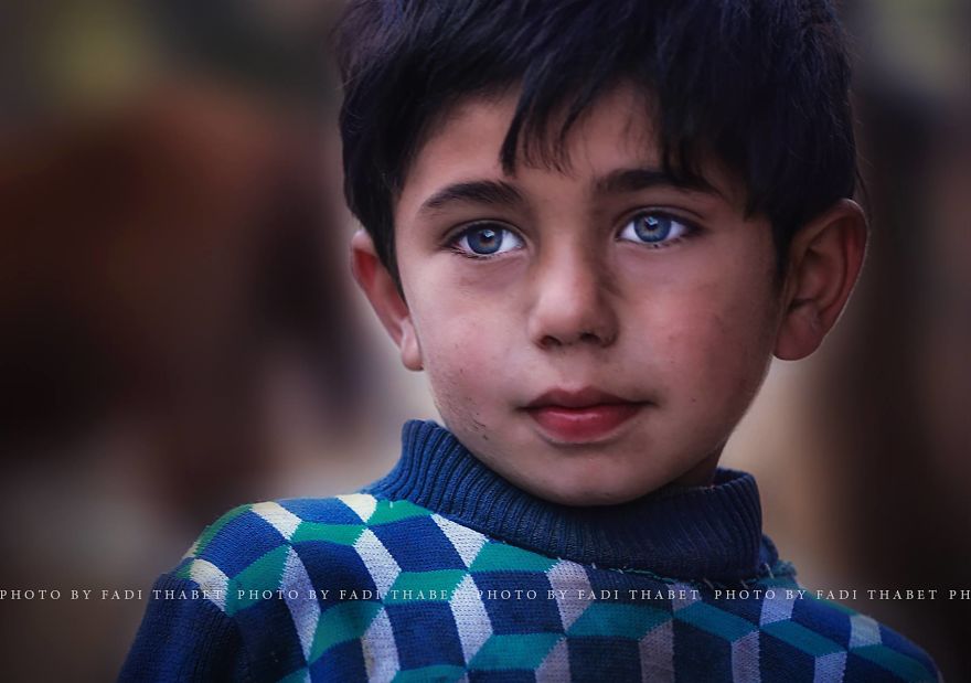 Palestinian Photographer Captured The Colors Of Children's Eyes In Gaza
