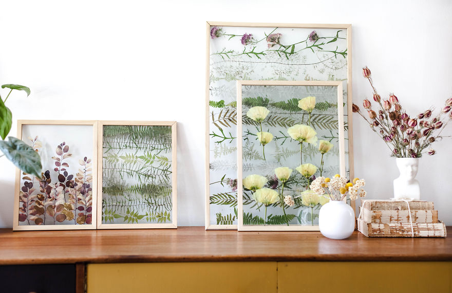 I Create Art From Dried Leaves And Flowers I Create Art From Dried Leaves And Flowers