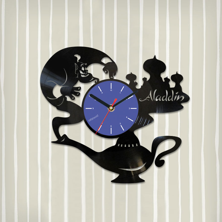 I Made Disney Inspired Clocks From Old Vinyl Records I Made Disney Inspired Clocks From Old Vinyl Records