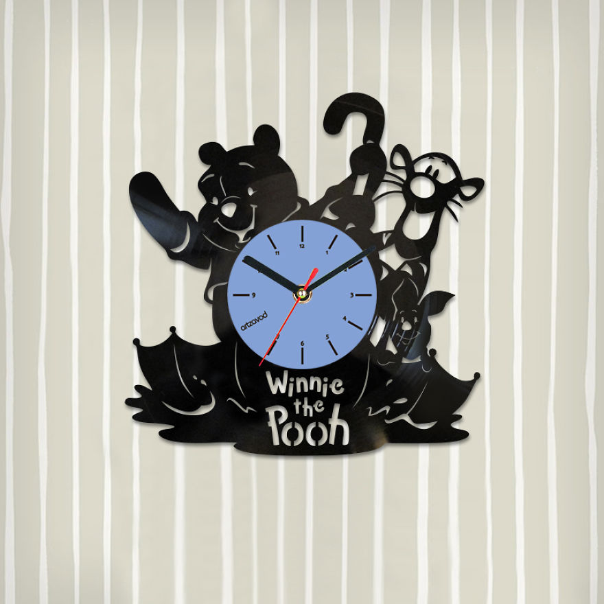 I Made Disney Inspired Clocks From Old Vinyl Records I Made Disney Inspired Clocks From Old Vinyl Records
