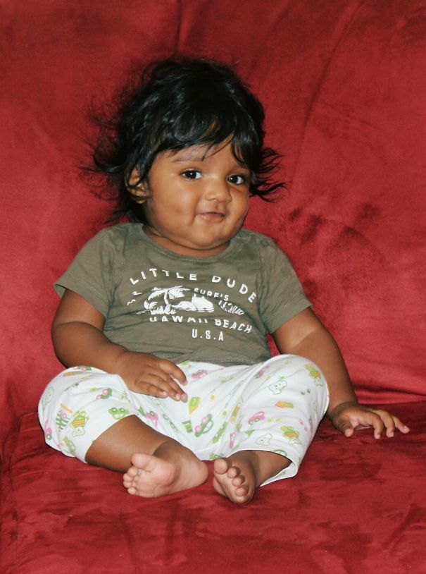 Now Thatz A Lot Of Hair For A 5 Month Old Isnth It?!