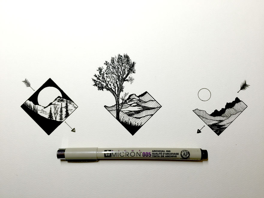 I've Been Drawing One Illustration A Day For 2 Years