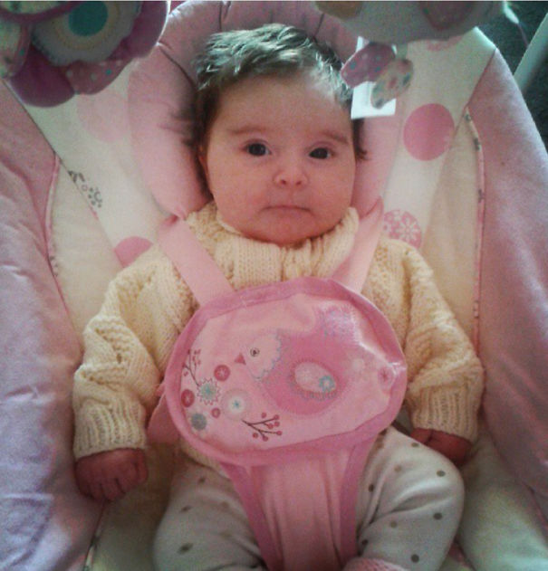 Adalynn Was Born With A Full Head Of Hair