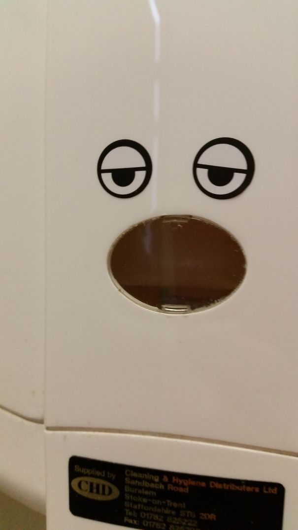 Soap Dispenser's Seen Some Stuff