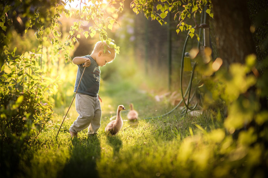 Polish Photographer And Mother Captures Magical Moments Of Her Childrens' Days