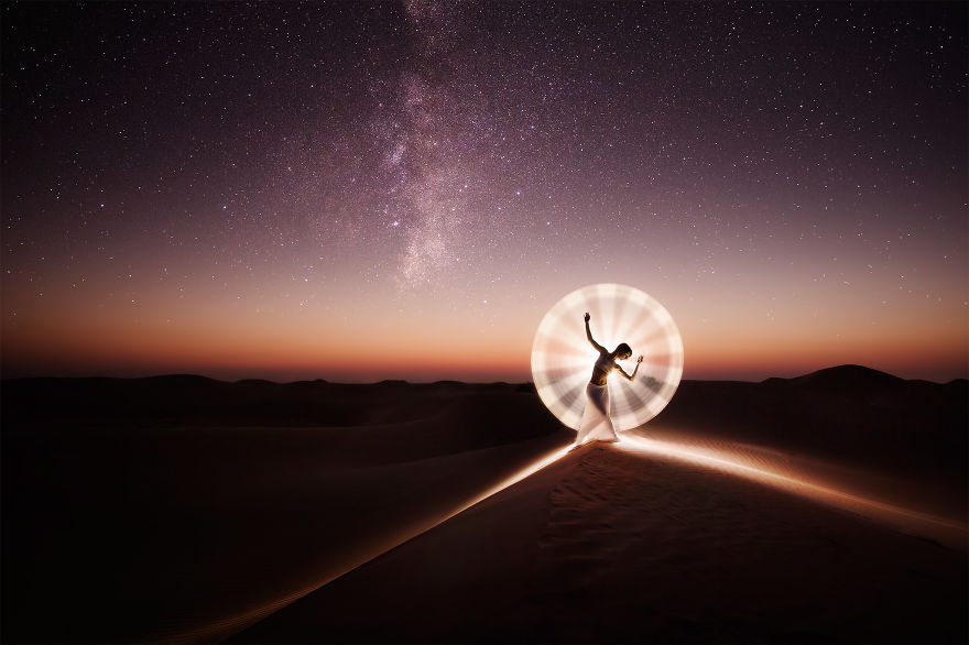 Light-Painting: We Travel Around The World To Create Fantasy Portraits Light-Painting: We Travel Around The World To Create Fantasy Portraits