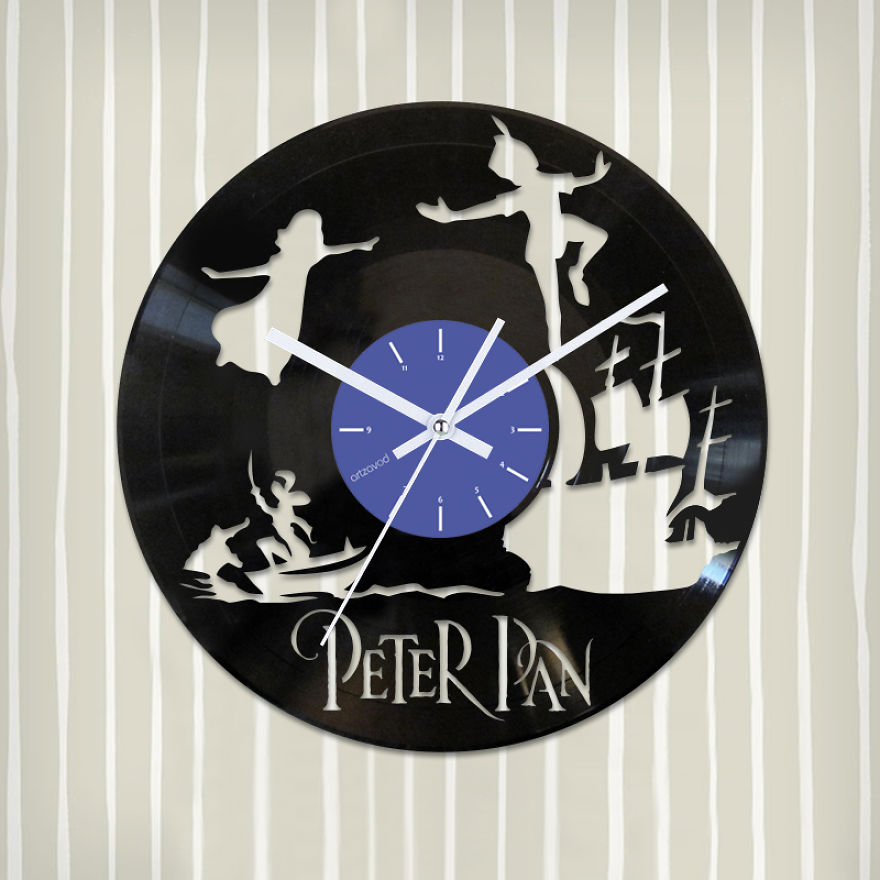 I Made Disney Inspired Clocks From Old Vinyl Records I Made Disney Inspired Clocks From Old Vinyl Records