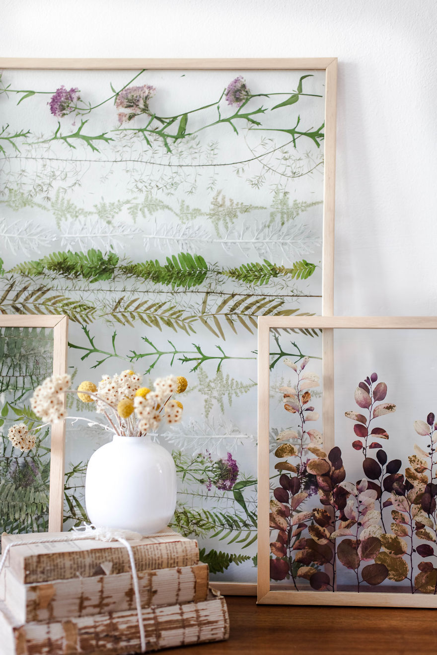 I Create Art From Dried Leaves And Flowers I Create Art From Dried Leaves And Flowers