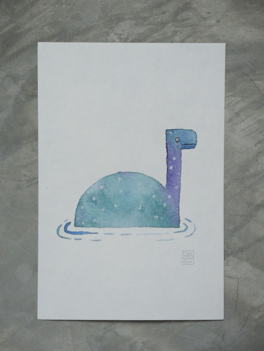 I Draw Different Animals From The Same Semicircle Shape