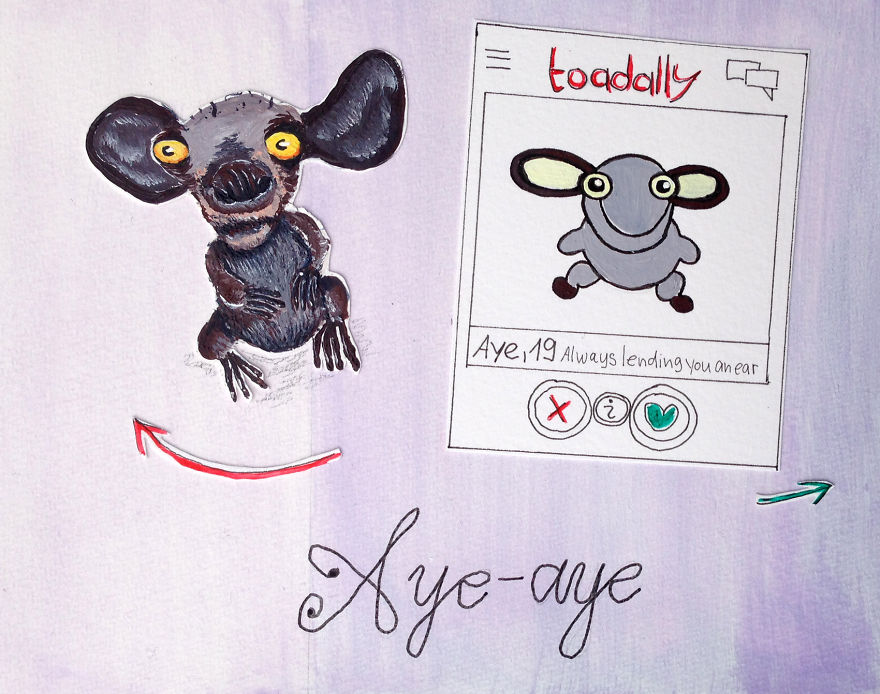 I Made 11 Ugly Animals Look Super Cute On Their Online Dating Profiles
