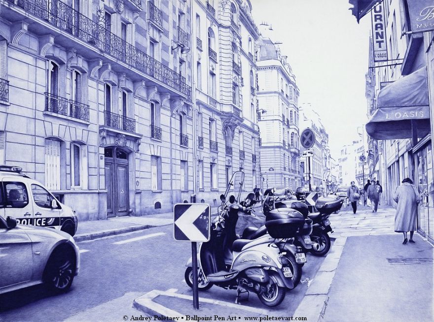 Realistic Ballpoint Pen Drawings That Take Me Up To 300 Hours