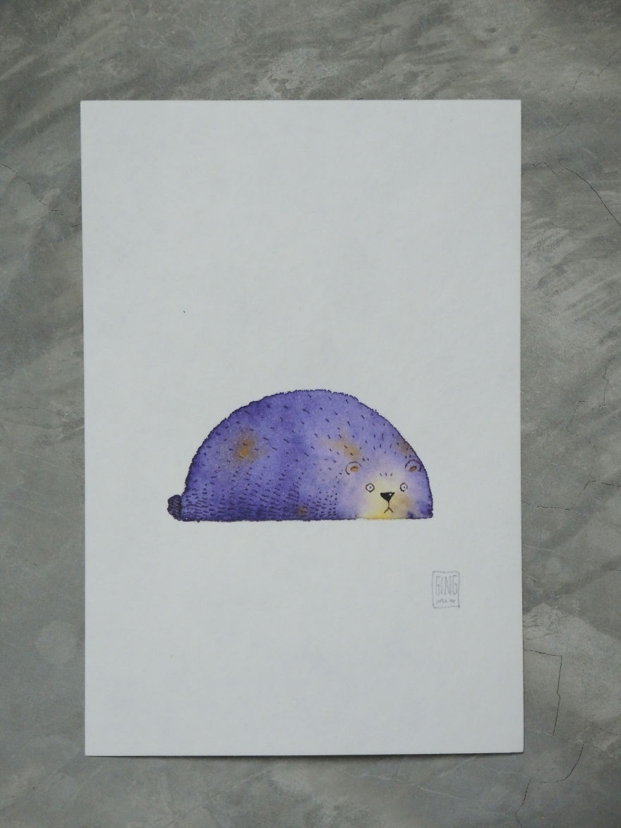 I Draw Different Animals From The Same Semicircle Shape