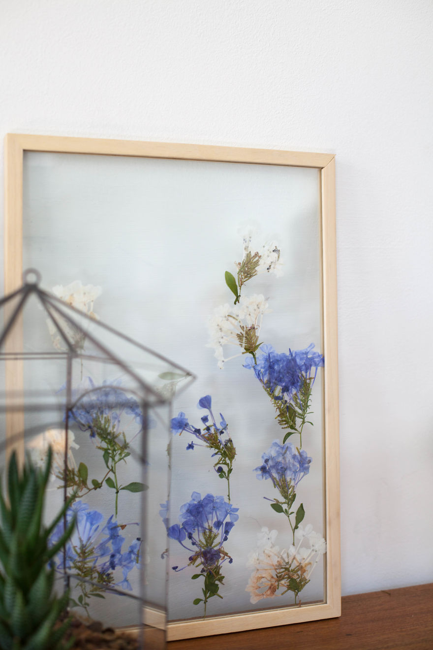 I Create Art From Dried Leaves And Flowers