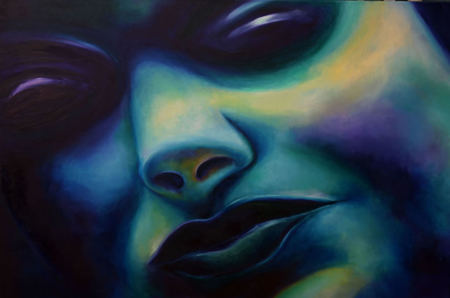 I Paint Colourful Portraits Using My Fingers I Paint Colourful Portraits Using My Fingers