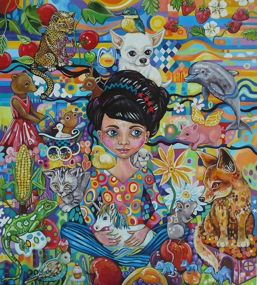 I Paint Vibrant Stories Where All Animals Are Equal And Cared For I Paint Vibrant Stories Where All Animals Are Equal And Cared For