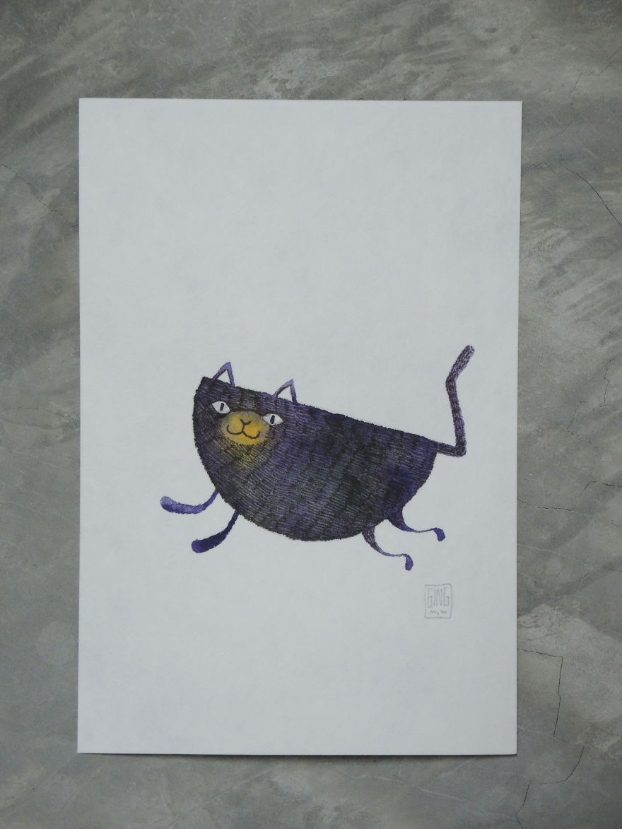 I Draw Different Animals From The Same Semicircle Shape