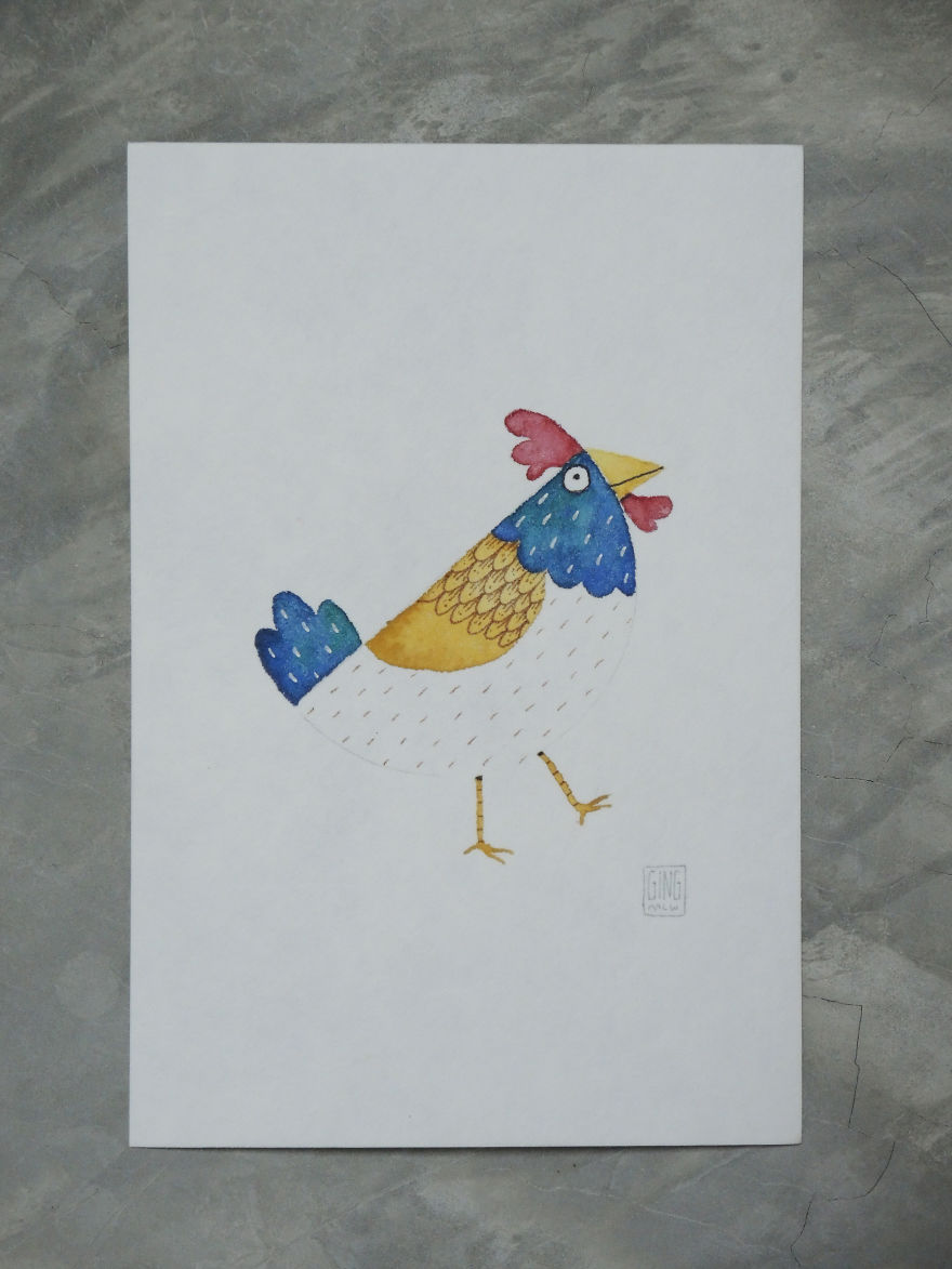 I Draw Different Animals From The Same Semicircle Shape