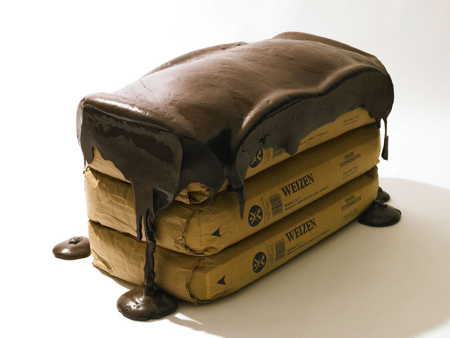 Funny "let Them Eat Cake!" Sofa By Dejana Kabiljo