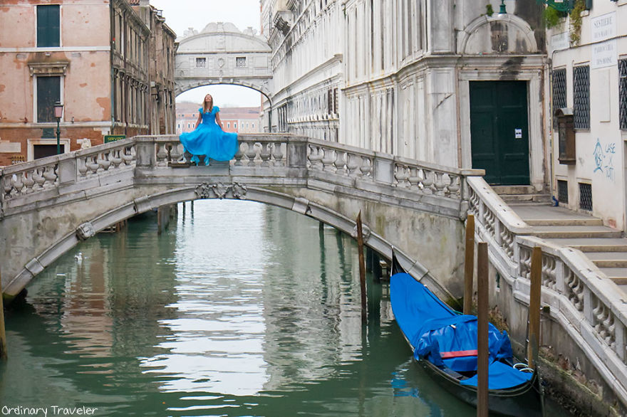 I've Traveled Around The World With A Cinderella Dress To Capture The Beauty Of Traveling Solo I've Traveled Around The World With A Cinderella Dress To Capture The Beauty Of Traveling Solo