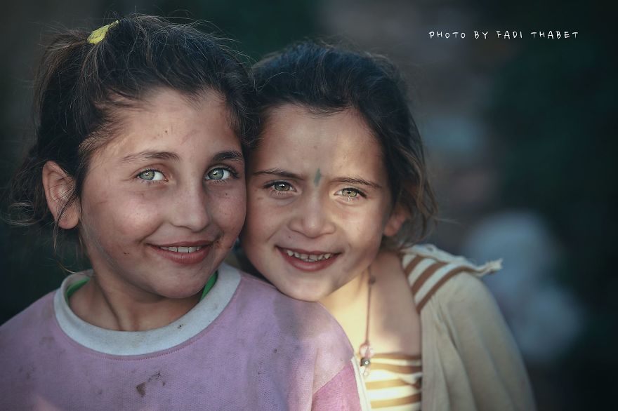 Palestinian Photographer Captured The Colors Of Children's Eyes In Gaza