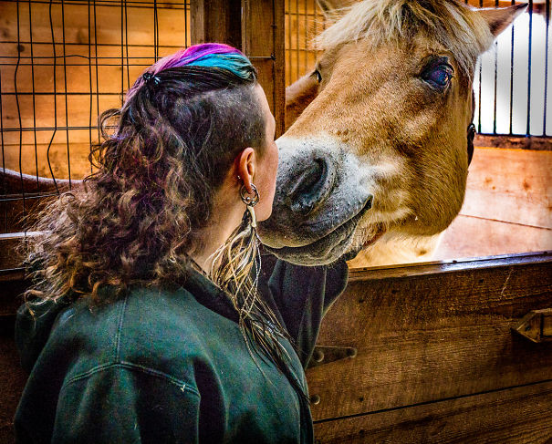 Hannah's Horse Loves Her.