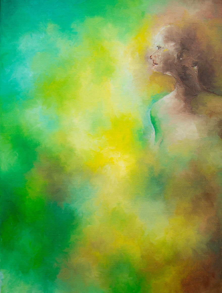 I Paint Colourful Portraits Using My Fingers I Paint Colourful Portraits Using My Fingers