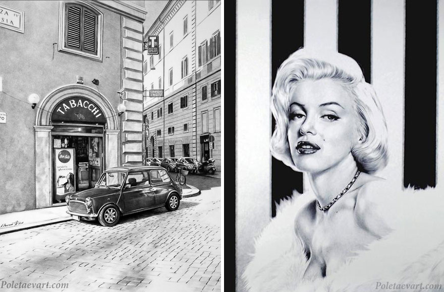 Realistic Ballpoint Pen Drawings That Take Me Up To 300 Hours