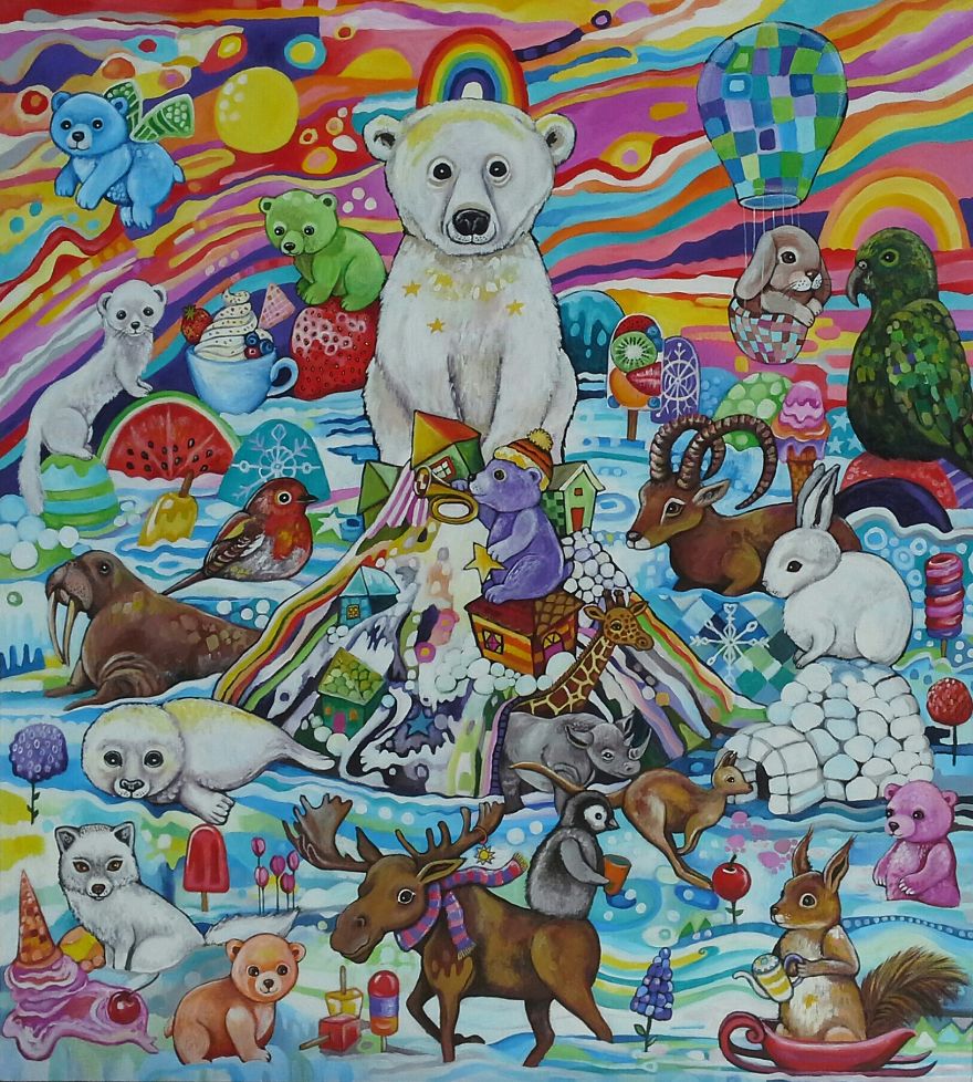 I Paint Vibrant Stories Where All Animals Are Equal And Cared For I Paint Vibrant Stories Where All Animals Are Equal And Cared For