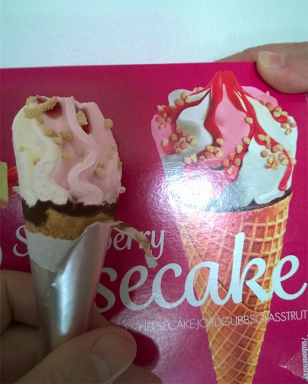 Ice Cream Expecation Vs. Reality