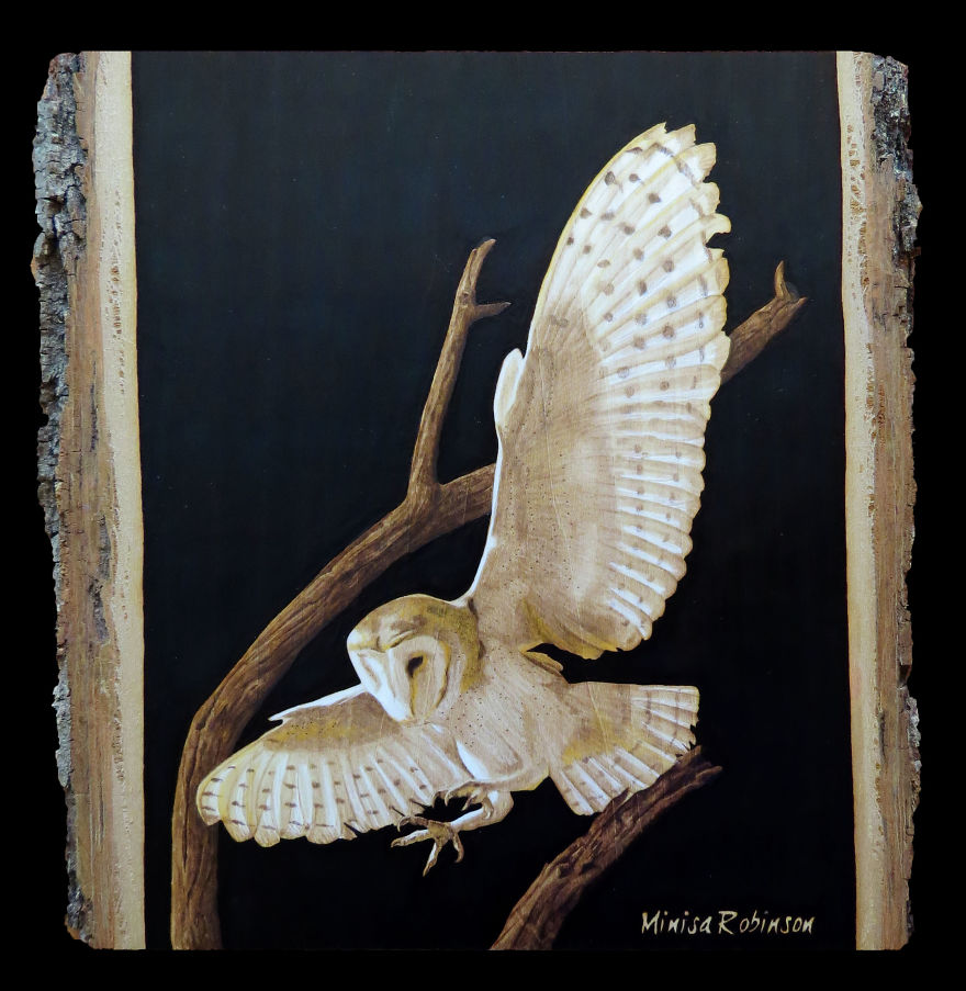 I Create Realistic Woodburnings With A Simple Tool