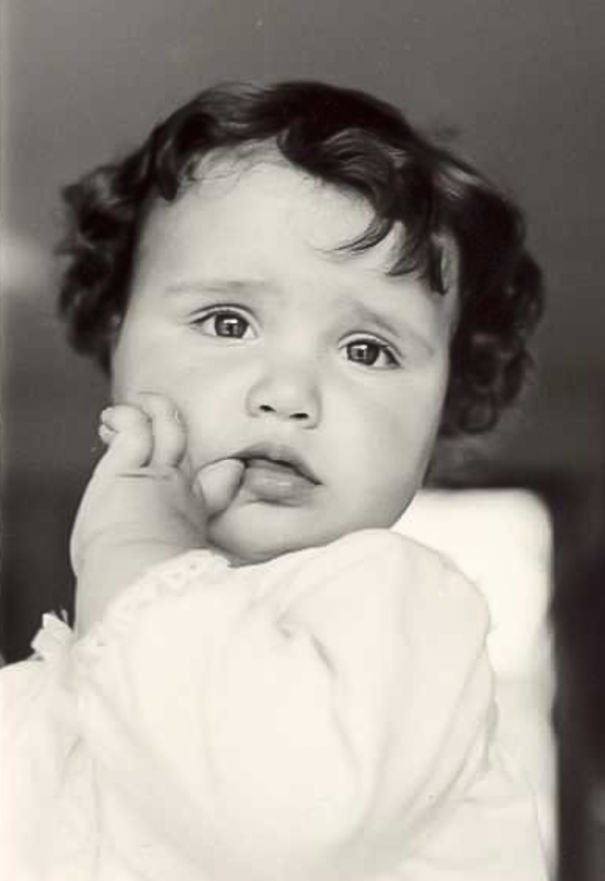 Me (holly Jonson) As A Baby, Long Before I Became An Actor (curly Hair, Chubby Cheeks, & All).