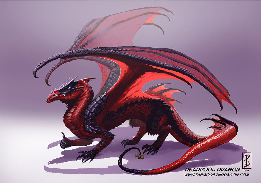 I Re-Imagined Popular Comic Characters As Dragons I Re-Imagined Popular Comic Characters As Dragons