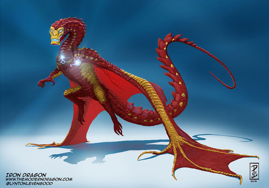 I Re-Imagined Popular Comic Characters As Dragons I Re-Imagined Popular Comic Characters As Dragons