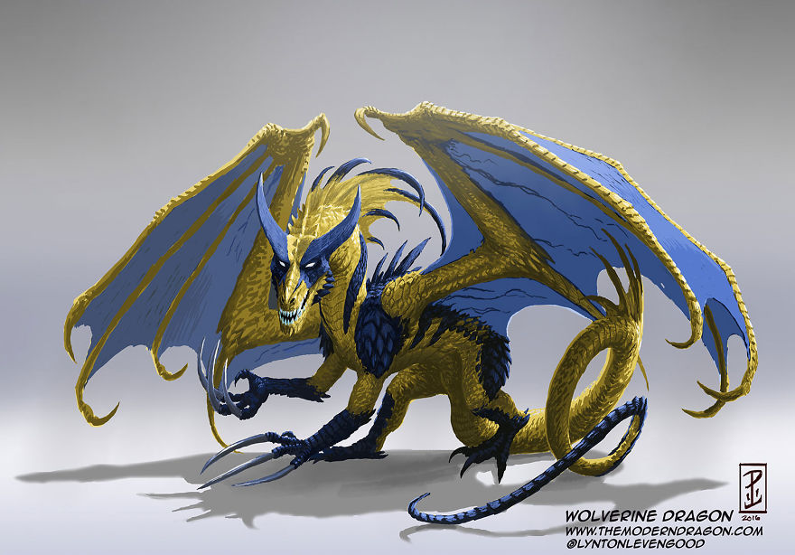 I Re-Imagined Popular Comic Characters As Dragons I Re-Imagined Popular Comic Characters As Dragons